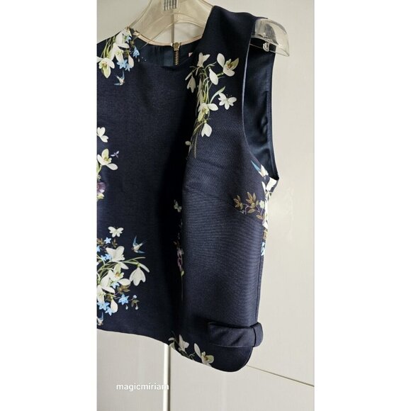 BNWT Ted Baker London Samsa Entangled Enchantment Crop Top - Picture 6 of 15